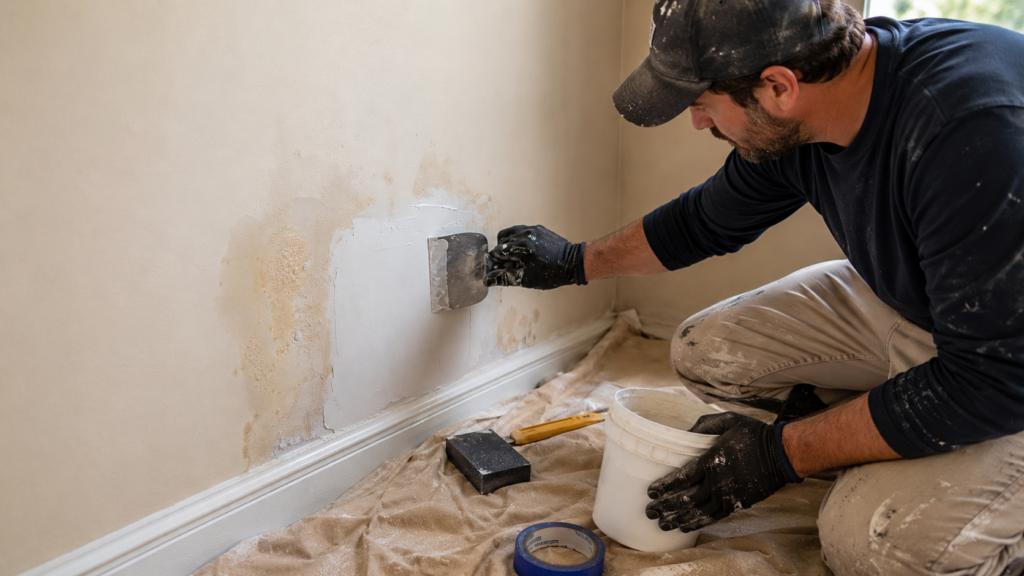 Drywall Water Damage Repair in Alpharetta by JustFixToday